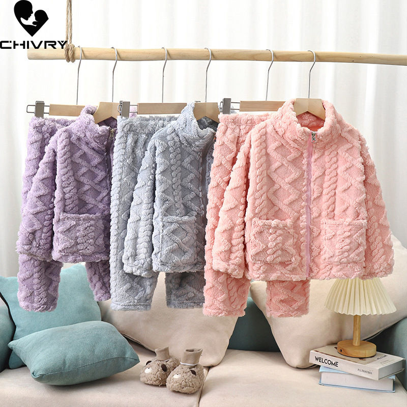 Winter Clothing For Baby Girl - Yeni çocuklar kış kalınlaşmak kışlık flanel
