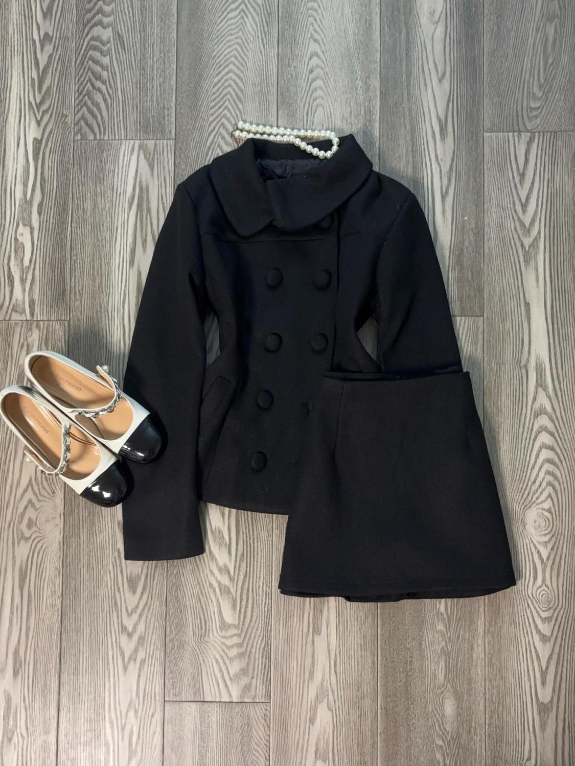 Winter Clothing Sale - Fransa Kışlık Şık Parti İki Parçalı