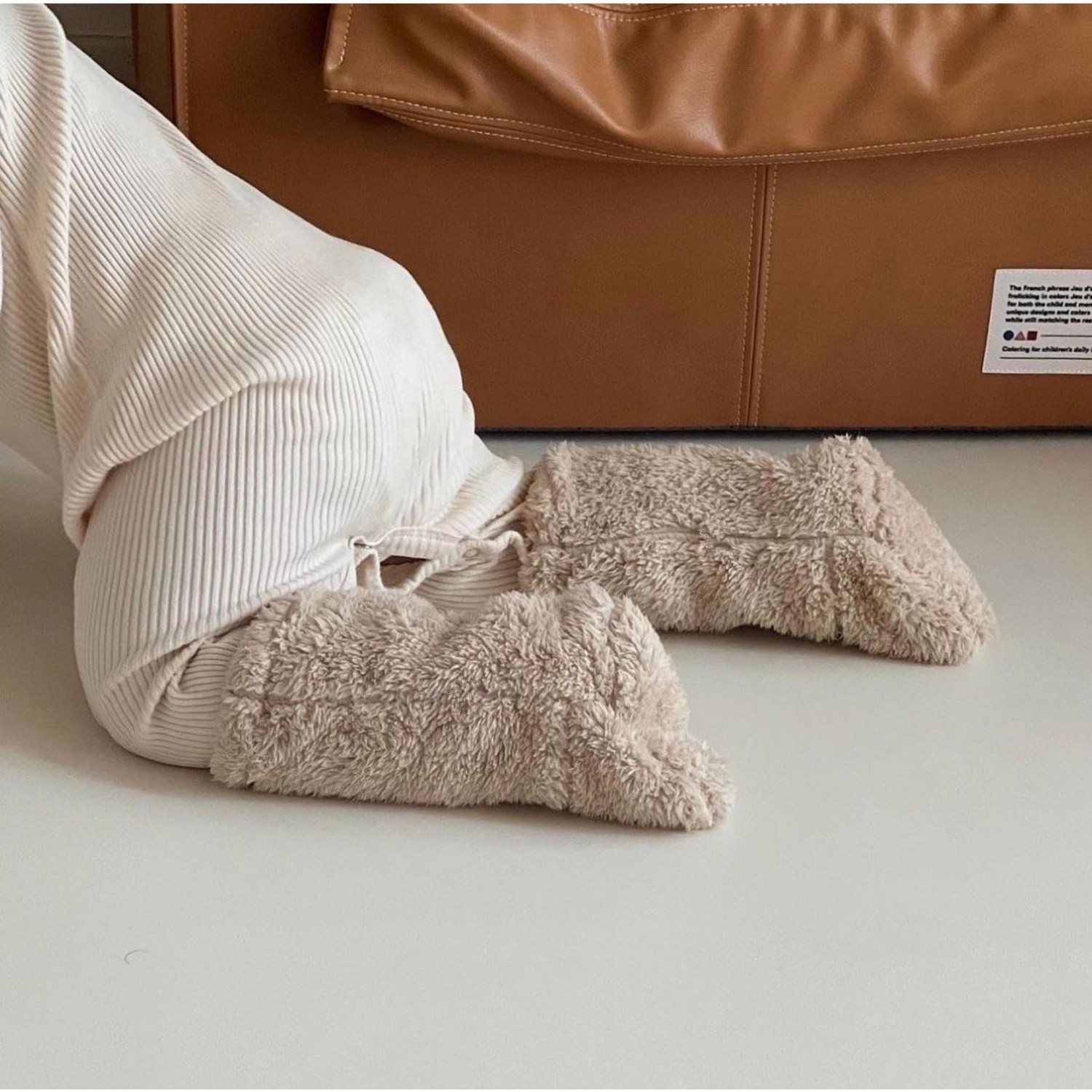 Winter Clothing For Baby Girl - Sıcak Kış Bebek Çorap Mercan Polar