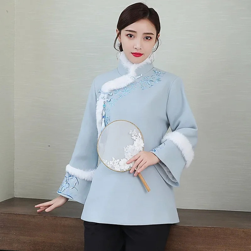 Winter Clothing Youtube - 2026 Cheongsam Kadınlar Için Yeni Yıl