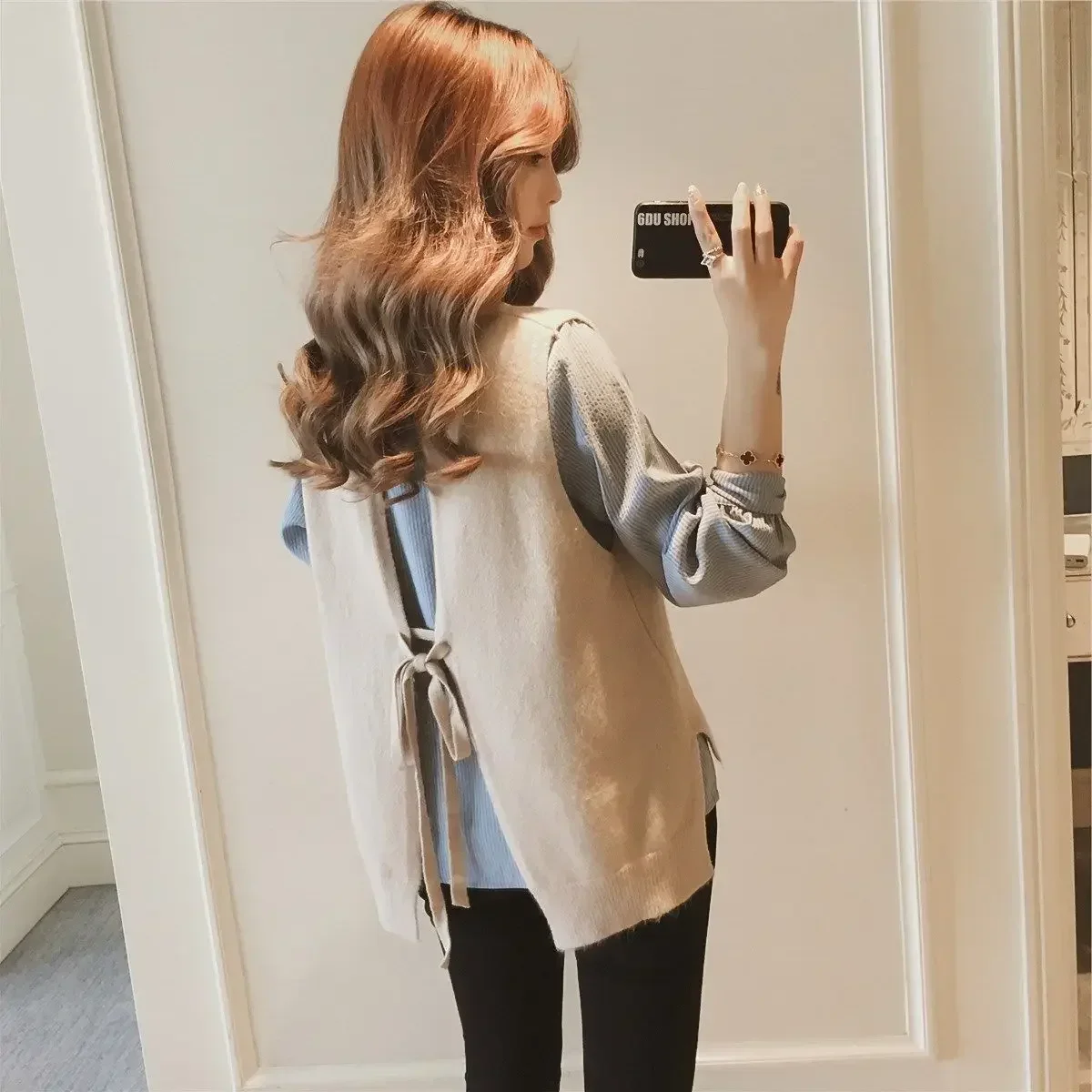 Winter Clothing Offer - Yelek kore tarzı giyim moda örgü
