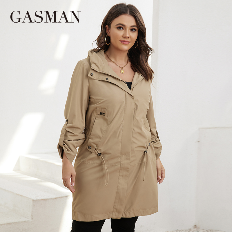 Winter Clothing For Sale - GASMAN sonbahar trençkot artı boyutu kadın