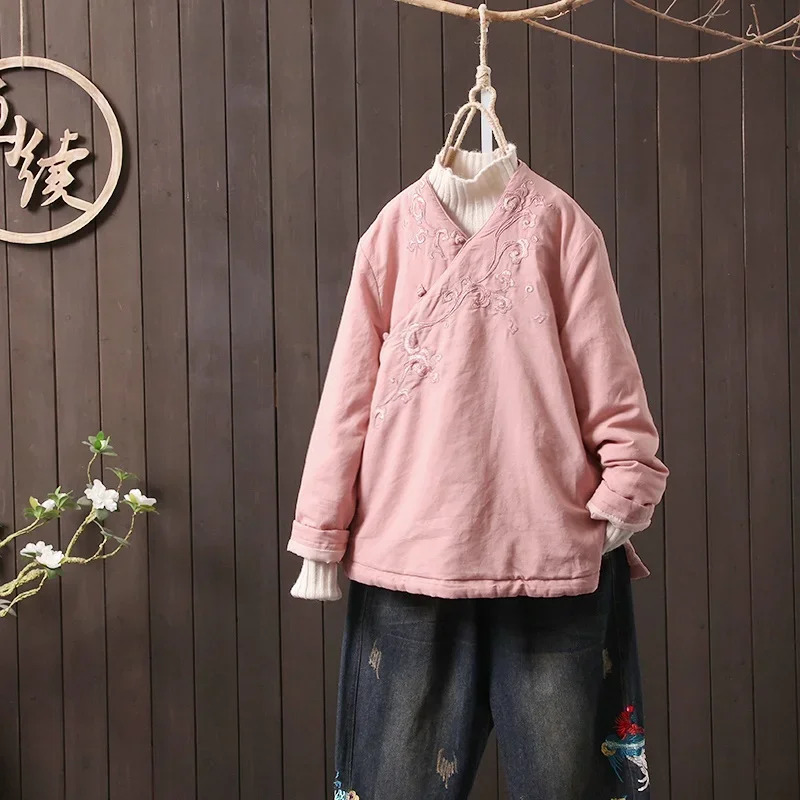 Winter Clothing Youtube - Stil Giyim Kadın Cheongsam Üst Sonbahar