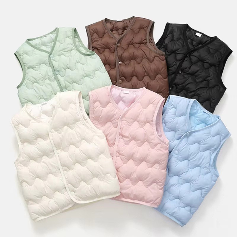 Winter Clothing For 1 Year Old Girl - Yeni Çocuk Sıcak Pamuk Yelek Moda