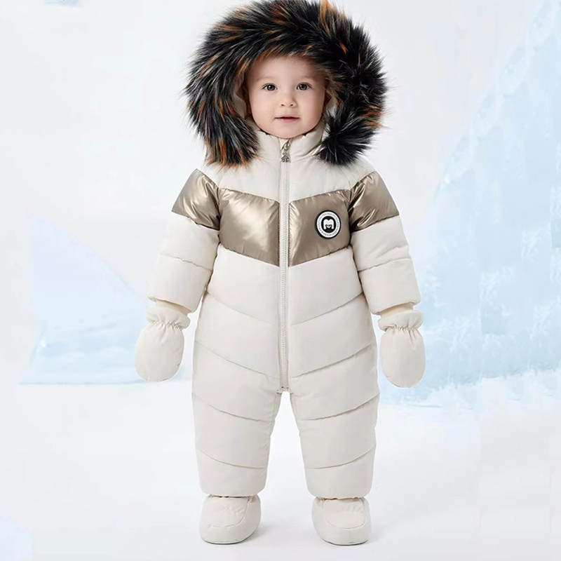 Winter Clothing For Baby Girl - Kış Yenidoğan Bebek Romper Eldiven Ile