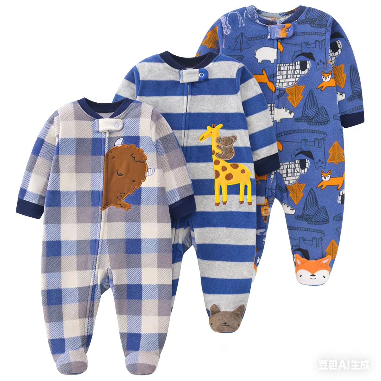 Winter Clothing For 1 Year Old Girl - 2026 Unisex Bebek Romper Polar Kumaş