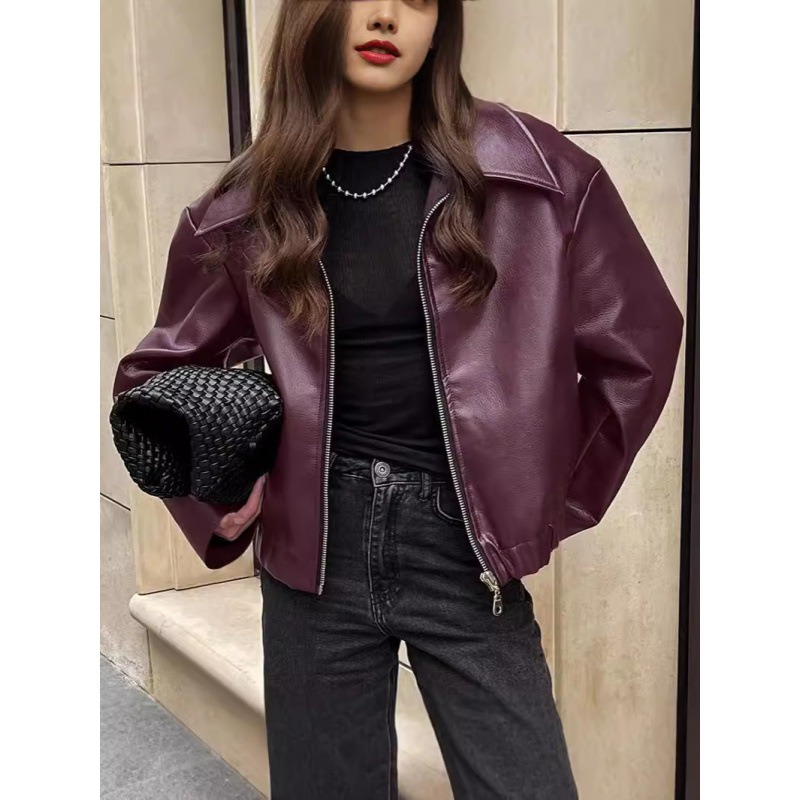 Winter Clothing Trends 2025 - Sonbahar Kış Retro Deri Ceket 2025