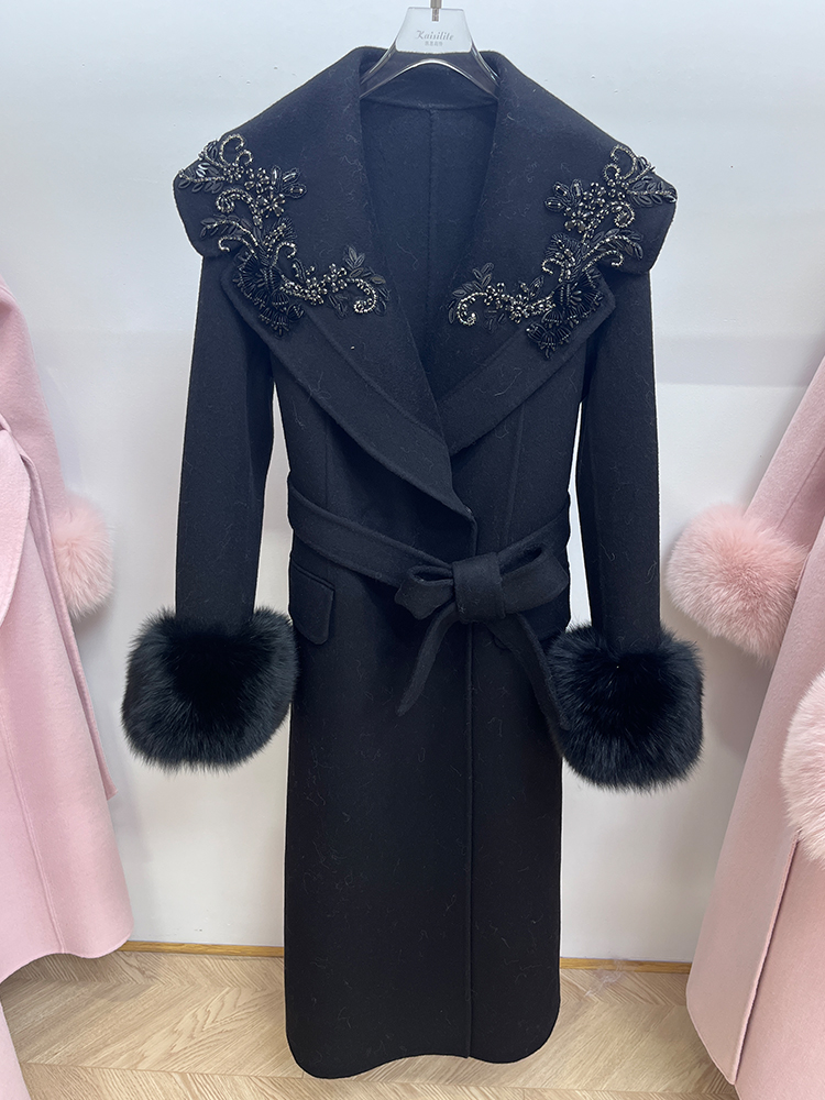 Yeni kış kadın yün karışımları - Wool Blend Coat incelemesi ve fiyatı