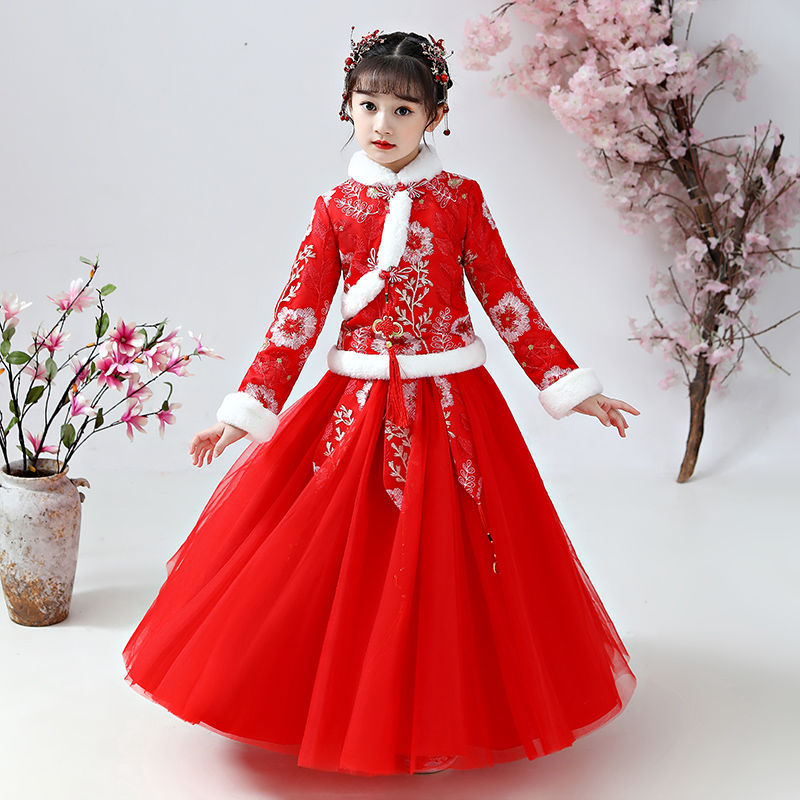 2024 çocuk sonbahar kış Hanfu  - Winter Clothing For Baby Girl incelemesi ve fiyatı