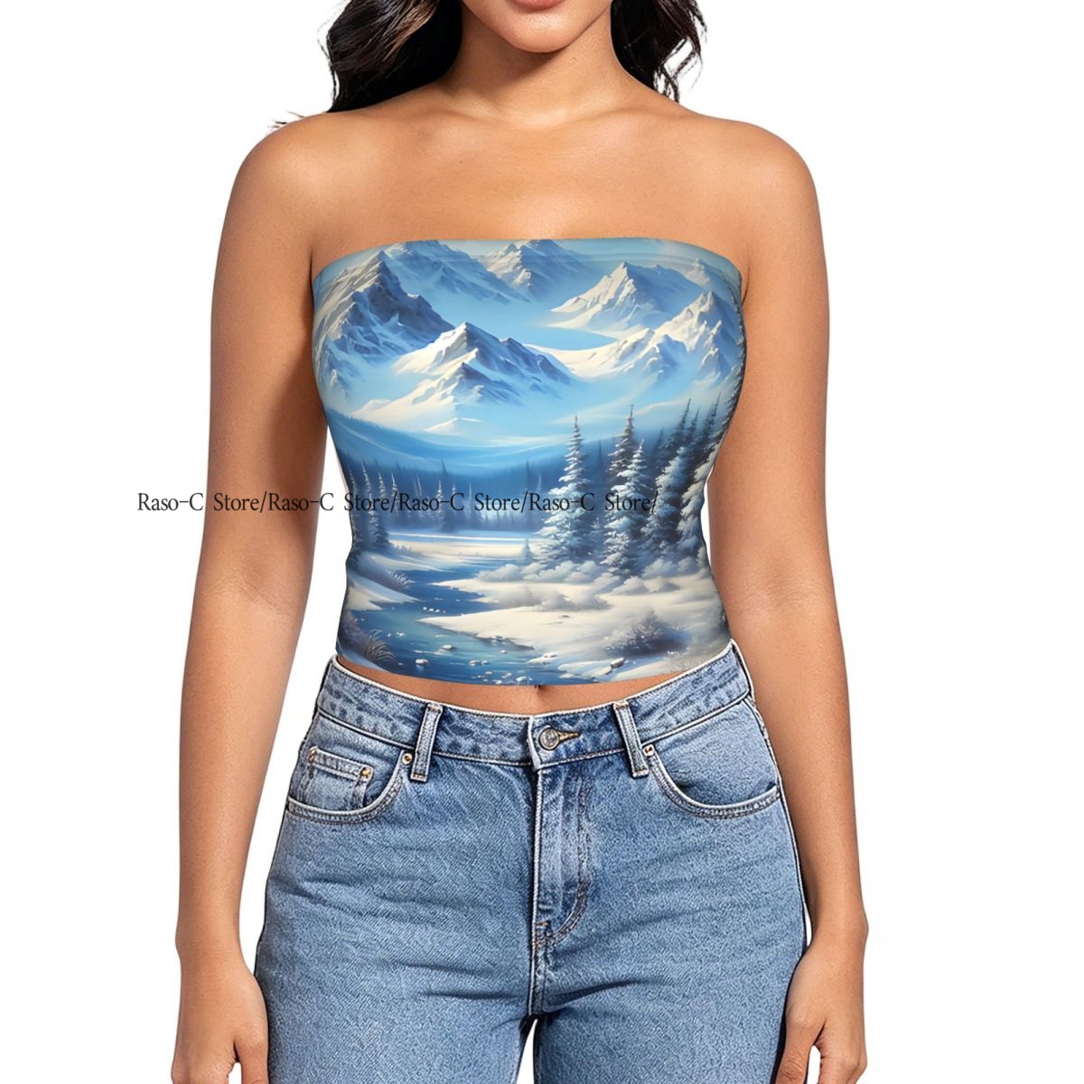 Kadın Blok Crop İnce Tüp Üst K - Winter Clothing Youtube incelemesi ve fiyatı
