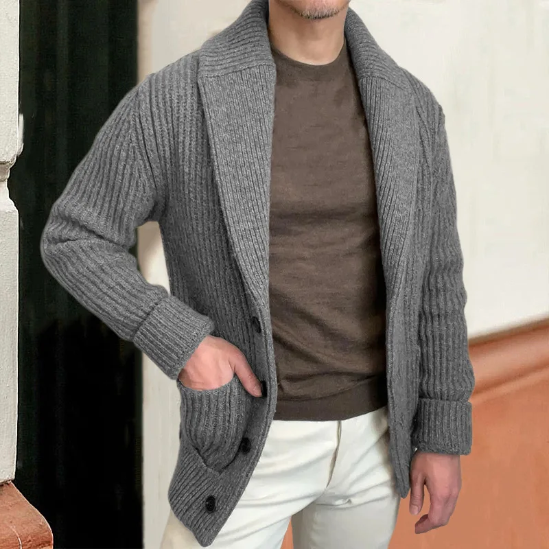 Erkek Kazak Hırka Yaka Uzun Ko - Wool Blend Coat incelemesi ve fiyatı