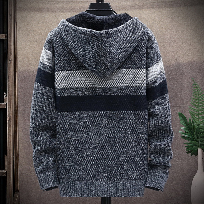 Erkek Çizgili Kazak Ceket Kalı - Wool Blend Coat incelemesi ve fiyatı