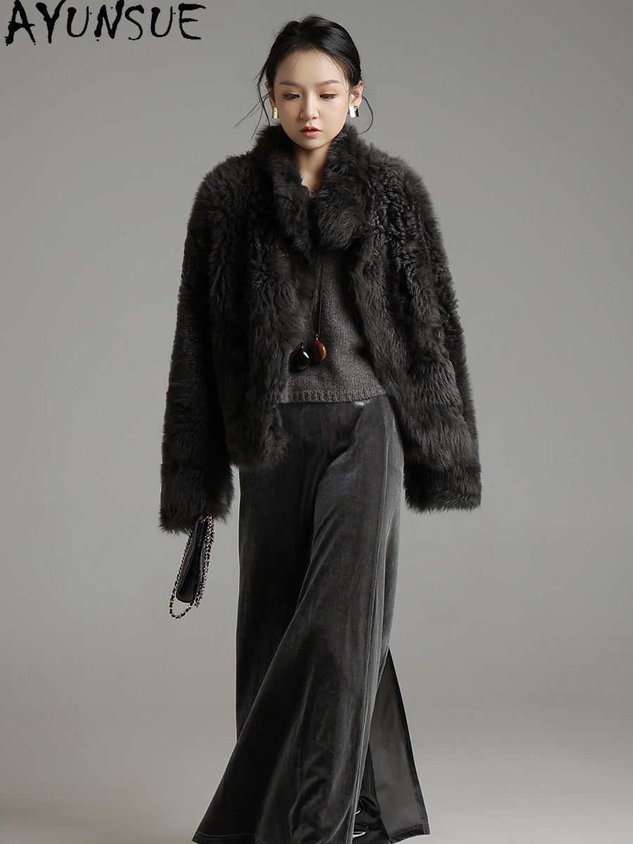 AYUNSUE Doğal Toskana Koyun De - Wool Blend Coat incelemesi ve fiyatı