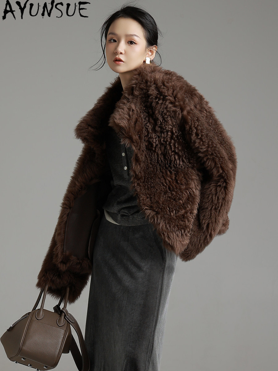 AYUNSUE Doğal Toskana Koyun De - Wool Blend Coat incelemesi ve fiyatı