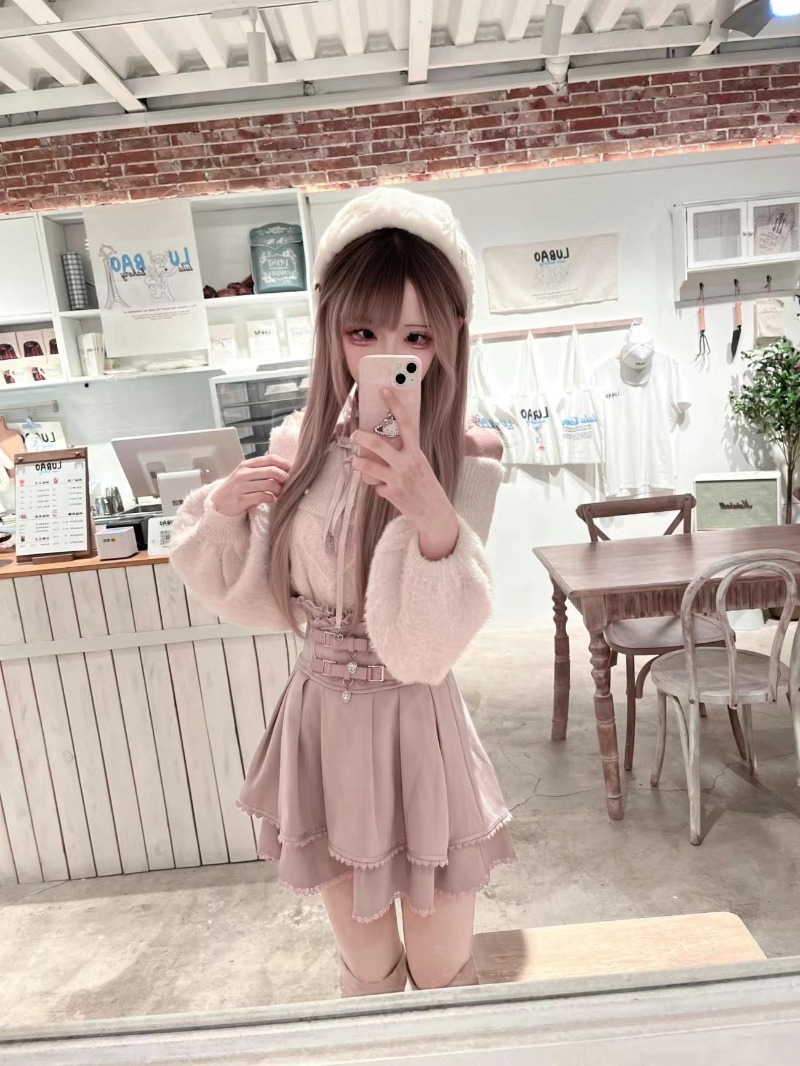 Japon Tarzı Tatlı Lolita Omuz  - Clothing Style Winter incelemesi ve fiyatı