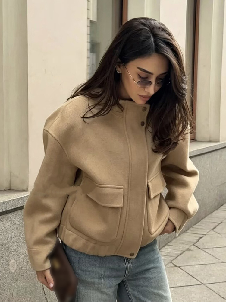 Minimalist Kadın Pilot Ceket D - Wool Blend Coat incelemesi ve fiyatı