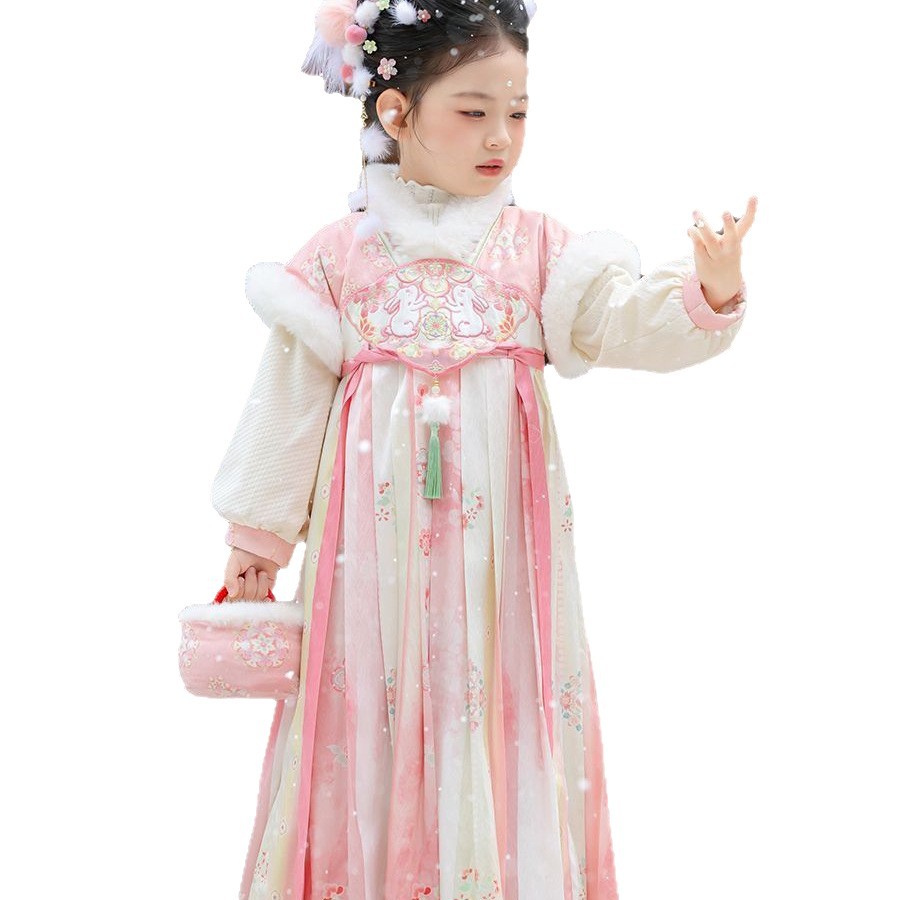 2025 Kız Çocuk Peri Hanfu Çocu - Winter Clothing For Baby Girl incelemesi ve fiyatı