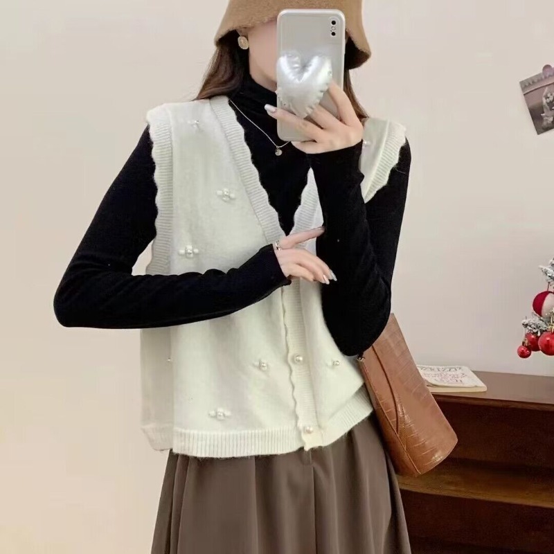 Kadınlar İçin Pembe Örgü Yelek - Winter Clothing Offer incelemesi ve fiyatı
