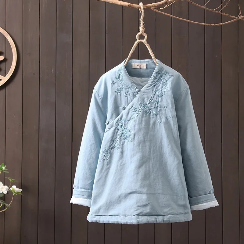 Stil Giyim Kadın Cheongsam Üst - Winter Clothing Youtube incelemesi ve fiyatı