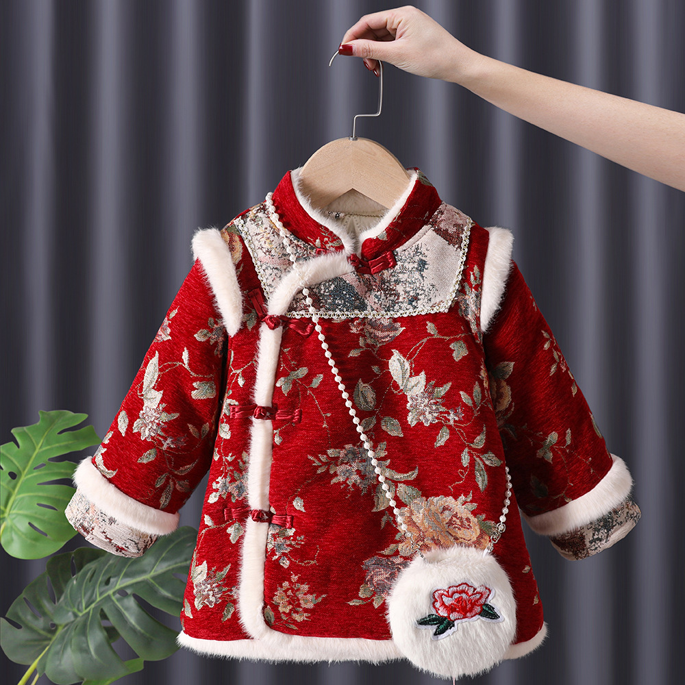 Kış Bebek Kız Hanfu Çocuklar P - Winter Clothing For Baby Girl incelemesi ve fiyatı