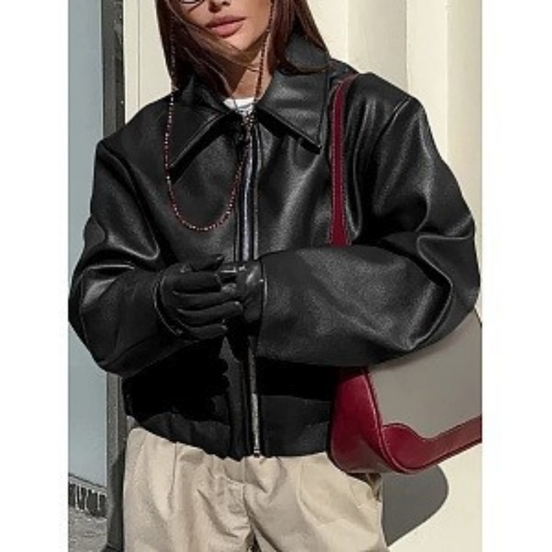 Sonbahar Kış Retro Deri Ceket  - Winter Clothing Trends 2025 incelemesi ve fiyatı
