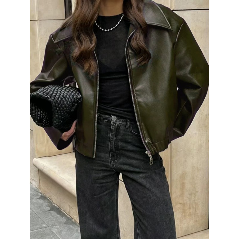 Sonbahar Kış Retro Deri Ceket  - Winter Clothing Trends 2025 incelemesi ve fiyatı