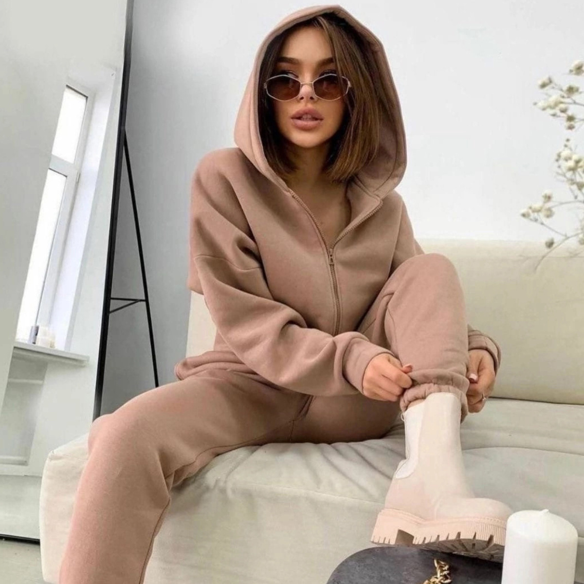 Fermuar kapüşonlu ceket pantol - Winter Clothing Sale incelemesi ve fiyatı