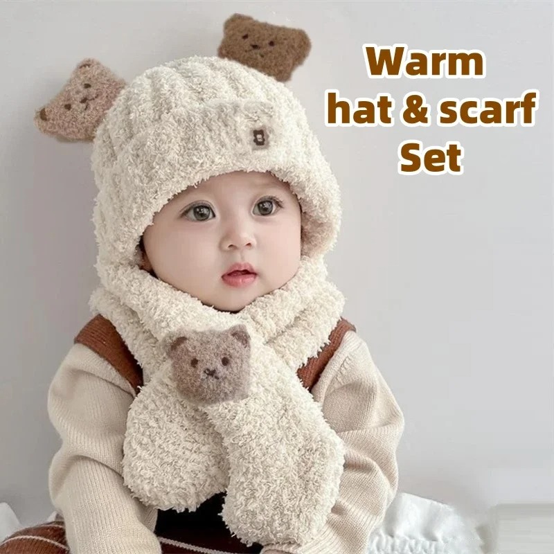 1-10 adet bebek şapkası atkı k - Winter Clothing For Baby Girl incelemesi ve fiyatı